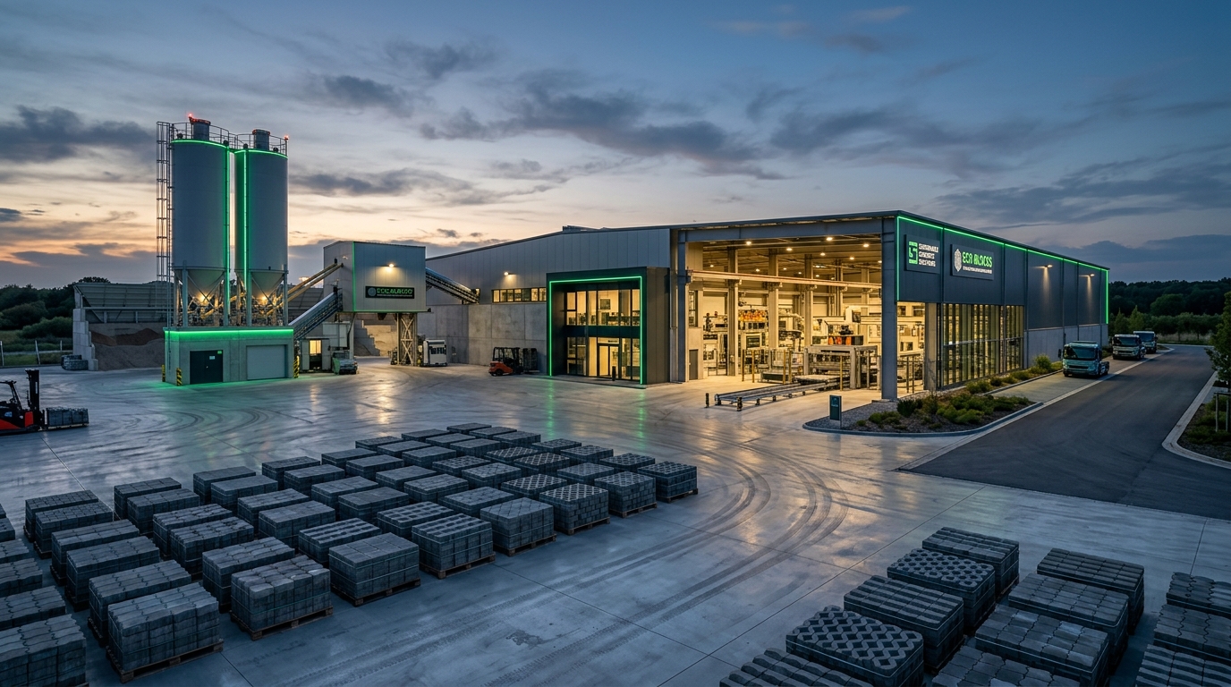 OptiBlocks Automated Eco-Concrete Manufacturing Facility